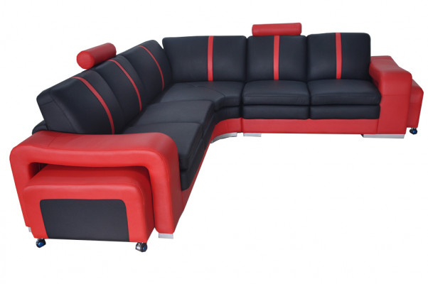 Modern corner sofa couch upholstery, corner set sofa corner set + USB living landscape
