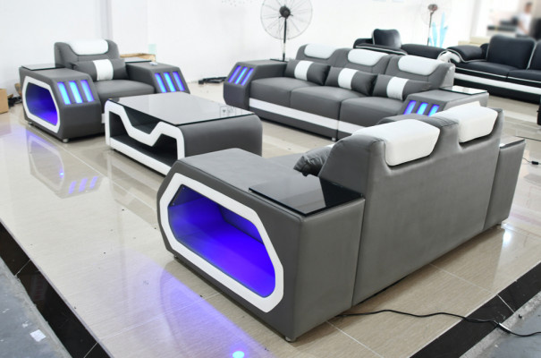 Sofa Set 3+2+1 Seater Coffee Table Set Design Modern 4-piece Modern