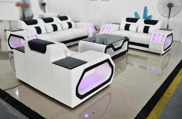 Sofa Set 3+2+1 Seater Coffee Table Set Design Modern 4-piece Modern