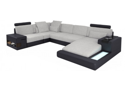 Design sofas living landscape corner sofa leather U-shaped sofa couch upholstery couches new.