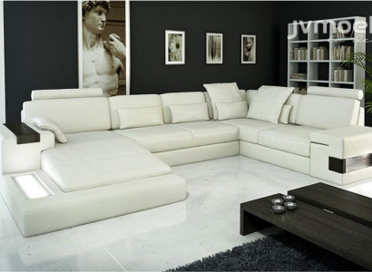 Corner sofa living landscape U-shape sofa corner couch couch design upholstery new
