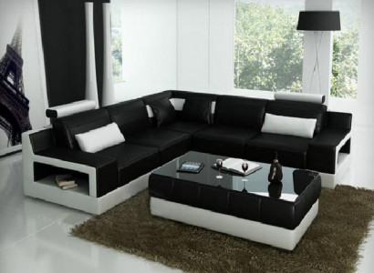 LEATHER SOFA USB COUCH BED FUNCTION SUITE LIVING ROOM UPHOLSTERY Custom-Made