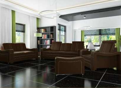 LEATHER SOFA Custom-made SOFA SOF 3+2+1 USB COUCH SET UPHOLSTERY SET New