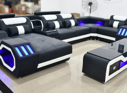 Living Landscape Design Modern Corner Sofa U-Shape Sofa Living Landscape New Upholstered Sofa