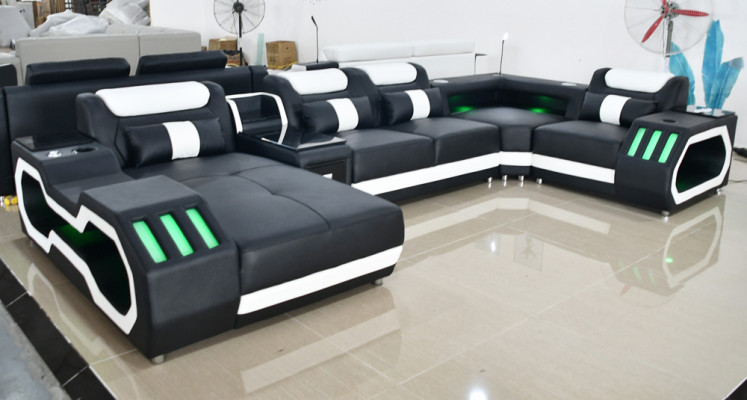 Living Landscape Design Modern Corner Sofa U-Shape Sofa Living Landscape New Upholstered Sofa