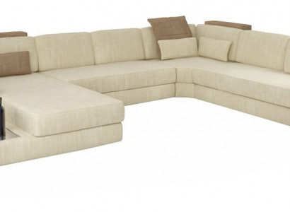 U-shaped sofa bed function couch design upholstery fabric corner living landscape corner sofa fabric