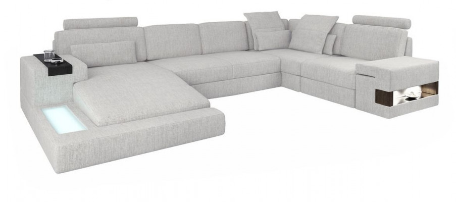 Corner sofa living area sofa couch U shape upholstered sofa textile design furniture new