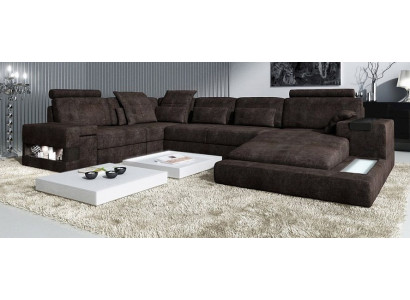 Textile sofa corner sofa U shape modern sofa leather sofa corner sofa upholstery living landscape