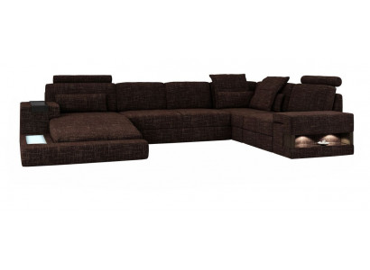 Corner sofa U-shape modern sofa leather sofa corner sofa upholstery fabric textile design sofa