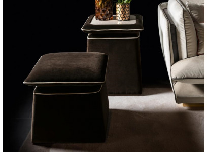 Stool Footstool Ottoman Sitzhocker Sitzpouf Living Room Designer arredoclassic