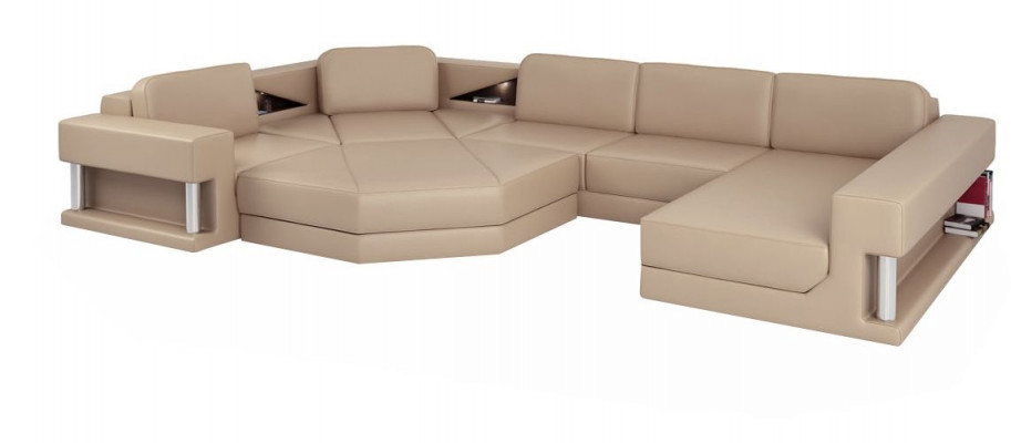 Sectional sofa couch upholstery set leather sofas corner living landscape U shape XXL