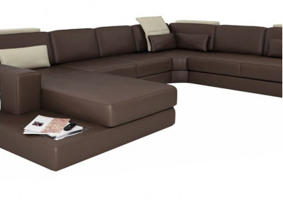 Living landscape new upholstered sofa living landscape design modern corner sofa U-shaped sofa