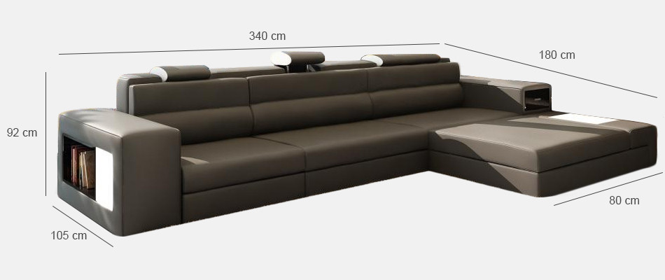 Designer sofa with USB upholstery corner sofa set living landscape leather sofa couch