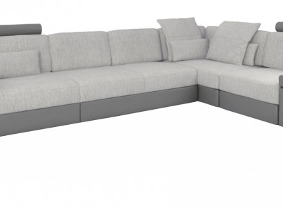 Modern design sofa L-shape sofas gray NEW couch corner leather living room couches