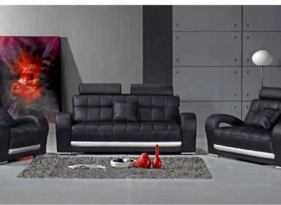 Leather sofa with USB living set 3+2+1 seat design modern sofa B2023