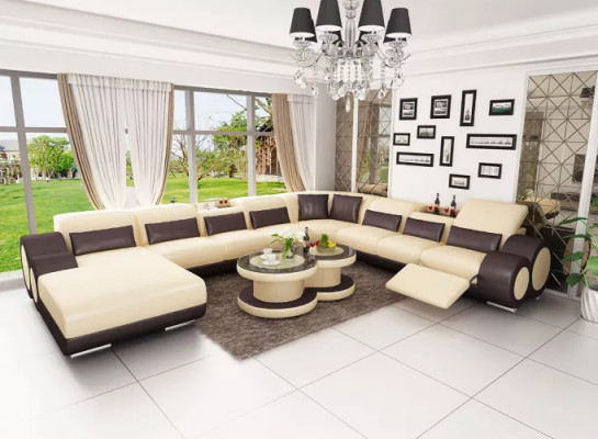 Corner unit living landscape corner sofa design couch sofas couches table 2-piece set.