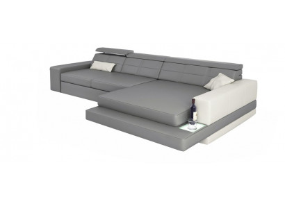 XXL Couch Corner Sofa Leather Living Landscape Sofa Design Modern Sofa L-Shape