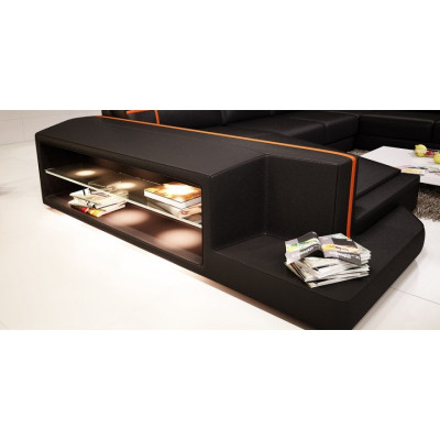 Elegant U-shaped upholstered sofa, modern design for stylish living spaces.