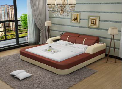 Waterbed Hotel Double Bed Beds Complete Leather Bed Upholstered Bed Water LB8823