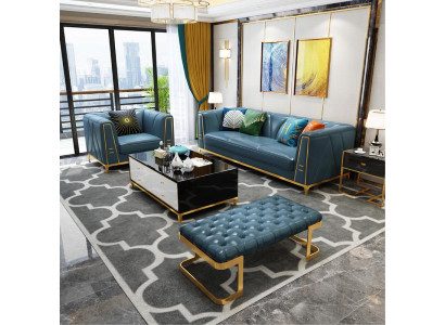 Chesterfield Exclusive Design Furniture 31-Seater Ottoman Couch Upholstery Suite