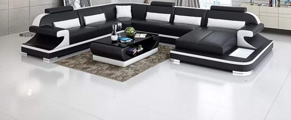 Design couch corner sofa corner suite sofa sofas couches table 2-piece living landscape