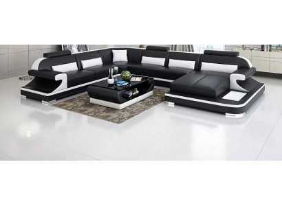 Design couch corner sofa corner suite sofa sofas couches table 2-piece living landscape