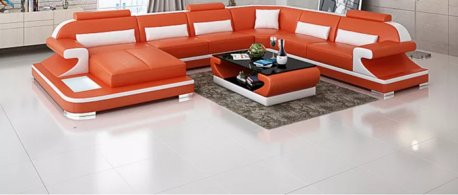 Design couch corner sofa corner suite sofa sofas couches table 2-piece living landscape