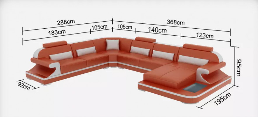 Design couch corner sofa corner suite sofa sofas couches table 2-piece living landscape