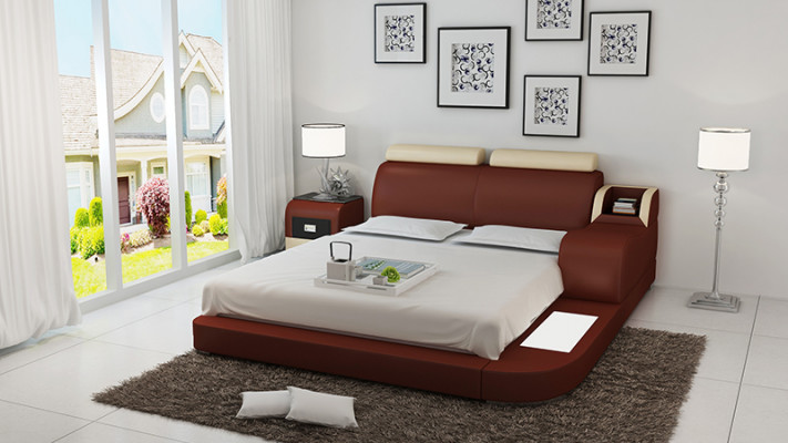 Sectional corner sofa couch U-shaped upholstered couches leather design illuminated