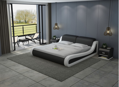 Water bed hotel double bed beds + USB complete leather bed water upholstered bed