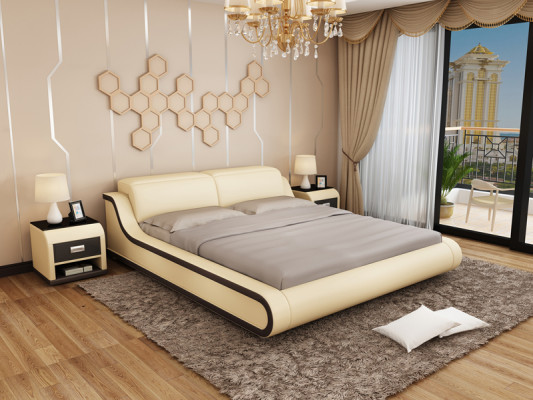 Waterbed Hotel Double Bed Beds With USB Complete Leather Bed Upholstered Bed Water