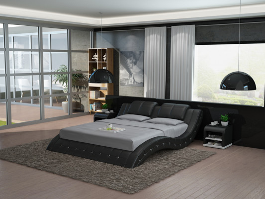Waterbed Hotel Double Bed Beds Complete Leather Bed Upholstered Bed Water LB8824