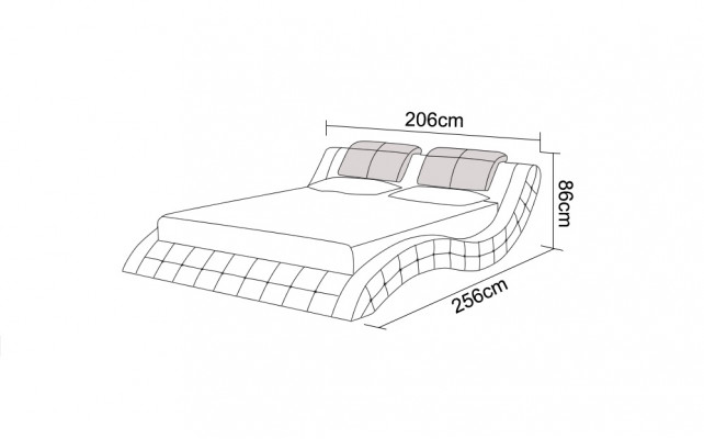 Waterbed Hotel Double Bed Beds Complete Leather Bed Upholstered Bed Water LB8824
