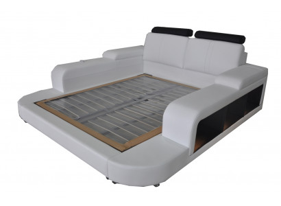 Luxury Leather Design Upholstered Beds Modern Double 140/160/180/200 Bed
