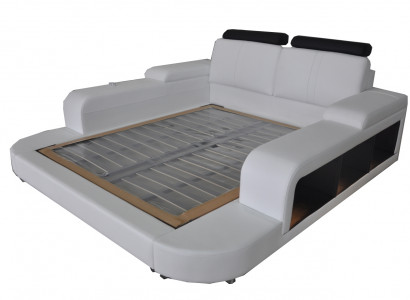 Luxury Leather Design Upholstered Beds Modern Double 140/160/180/200 Bed
