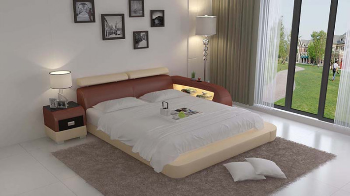 Waterbed Hotel Double Bed Beds Complete Leather Bed Upholstered Bed Water LB8801