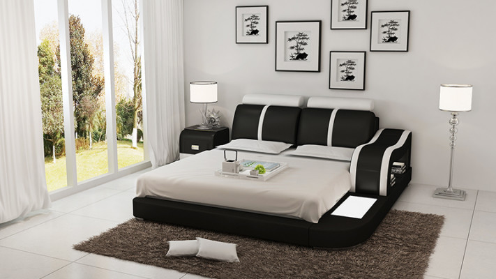 Waterbed Hotel Double Bed Beds Complete Leather Bed Upholstered Bed Water LB8811