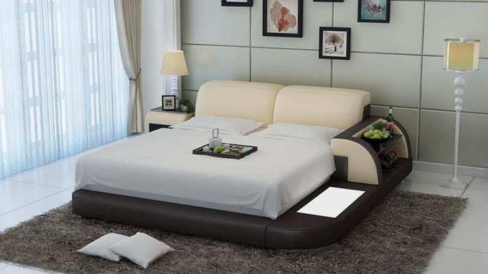 Waterbed Hotel Double Bed Complete Beds Leather Bed Upholstered Bed Water LB8812