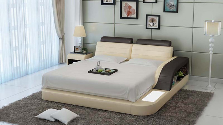 Waterbed Hotel Double Bed Beds Complete Leather Bed Upholstered Bed Water LB8814