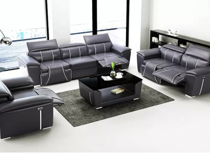 Sofa Set 3-2-1 Seater Design Sofa Couches Upholstered Couch Modern Table New