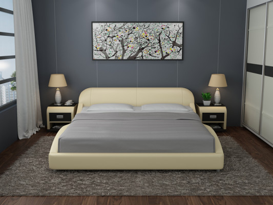 Waterbed Hotel Double Bed Complete Bed Set Leather Bed Upholstered Bed Water LB8822