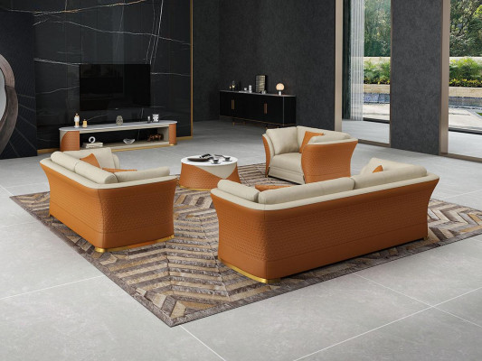 Exclusive Designer Furniture 32-Seater Living Room Sofa Upholstery Suite 2-piece Set.