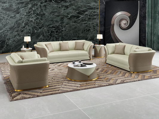 Exclusive Designer Furniture 32-Seater Living Room Sofa Upholstery Suite 2-piece Set.