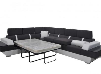 Leather sofa couch living landscape corner set design modern sofa L-shape K5015D