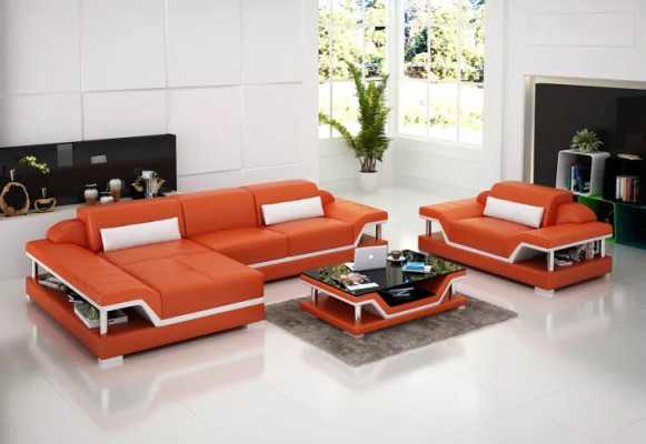 Sectional sofa living landscape corner couch corner suite upholstered sofa L-shape leather sofa couch