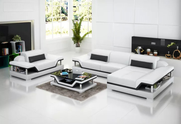 Sectional sofa living landscape corner couch corner suite upholstered sofa L-shape leather sofa couch
