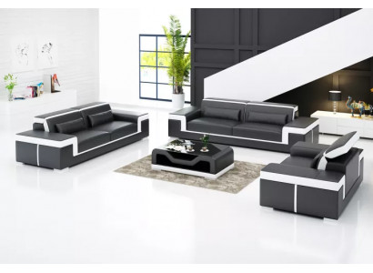 Design Sofa Set 321 Seater Design Sofa Upholstered Couches Couch Luxury New