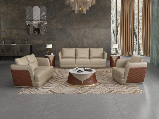 Upholstery Exclusive Designer Furniture 3+2 Seater Couch Set 2pc Living Landscape