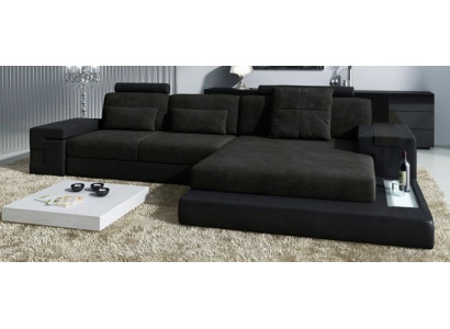 Sectional Sofa L-Shape Textile Sofa Couch Living Landscape Esk Modern Sofas