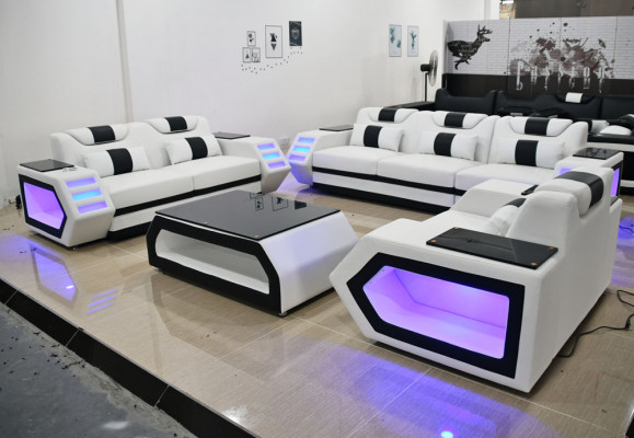 Sofa set white couch set 3-2-1 seater upholstered corner suites living room sofas